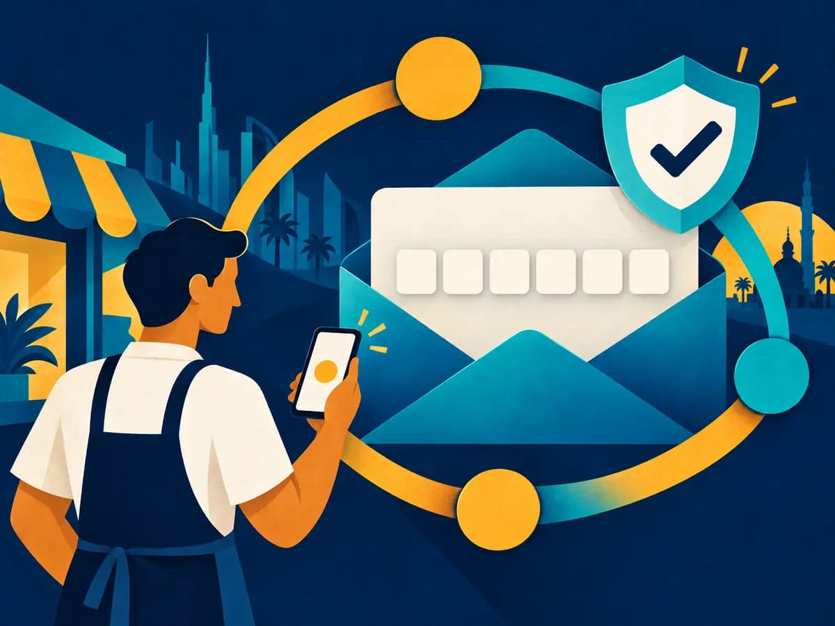 A merchant recovering secure account access